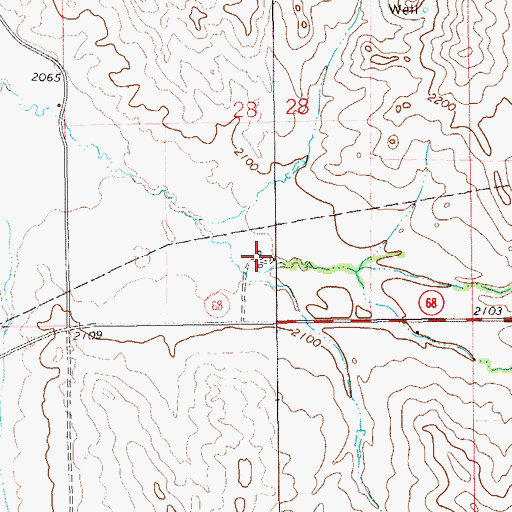 Topographic Map of C Christenson Ranch, ND