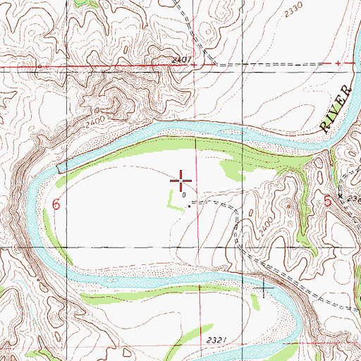Topographic Map of McCutchen Ranch, ND