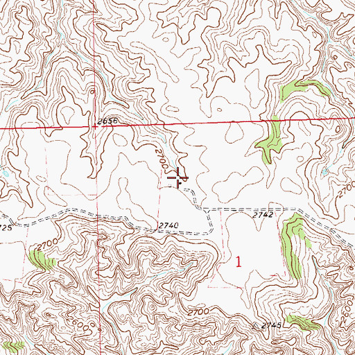 Topographic Map of Kessel Ranch, ND