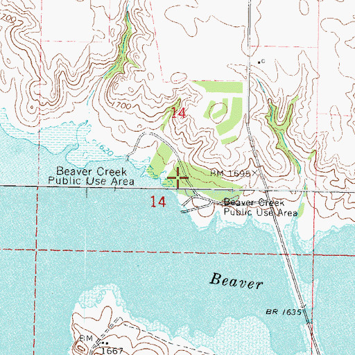 Topographic Map of Emmonsburg Post Office (historical), ND