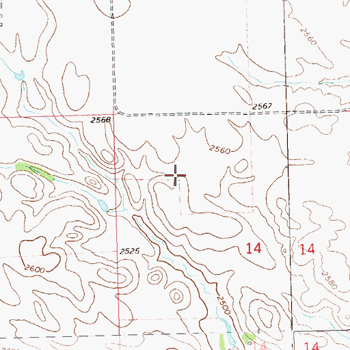 Topographic Map of Whetstone (historical), ND