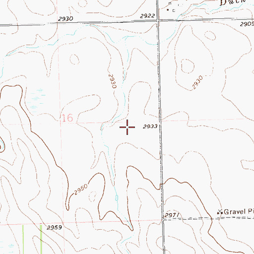 Topographic Map of Unorganized Territory of Lemmon (historical), ND