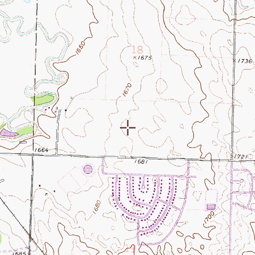 Topographic Map of City of Lincoln, ND
