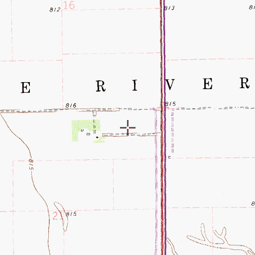 Topographic Map of Township of Turtle River, ND