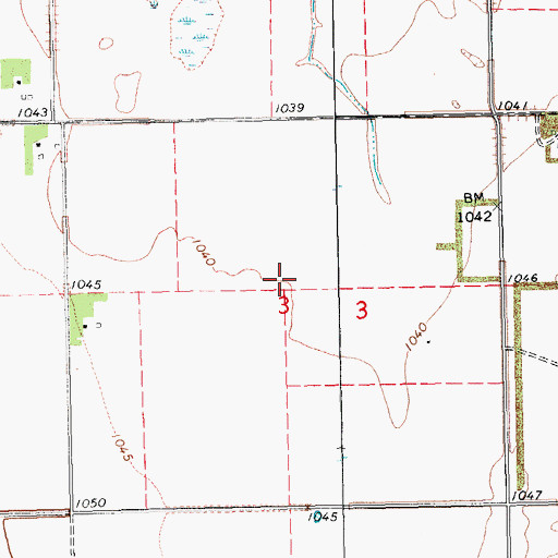 Topographic Map of Township of Norman (historical), ND