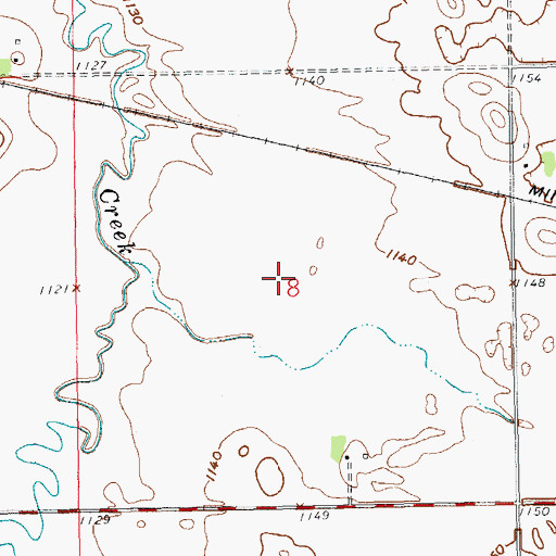 Topographic Map of Township of Ransom (historical), ND