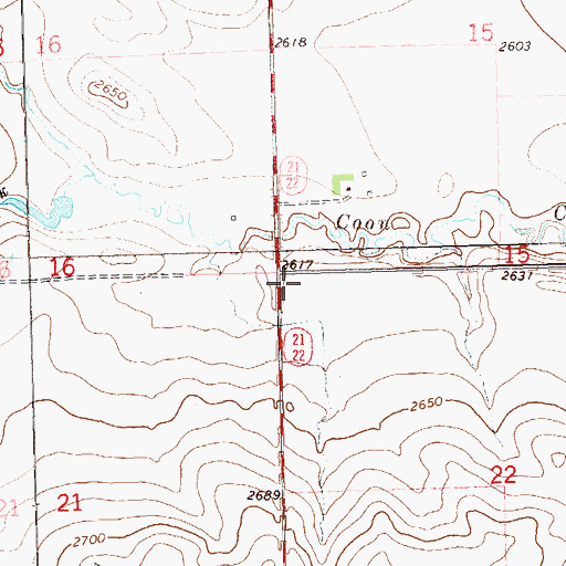 Topographic Map of Township of New England, ND