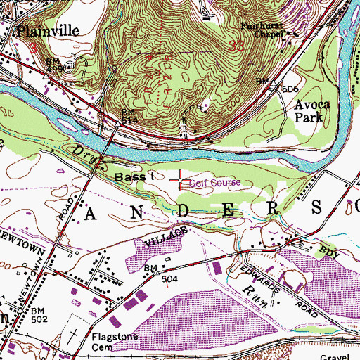 Topographic Map of Bass Island, OH