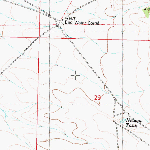 Topographic Map of Rock Canyon, AZ