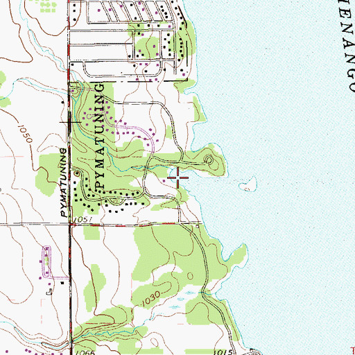 Topographic Map of Black Creek, OH