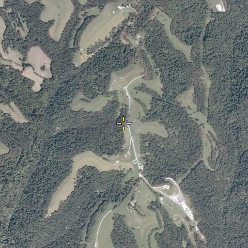 Aerial/Satellite Image of Blair Run, OH