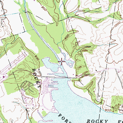 Topographic Map of Clear Creek, OH