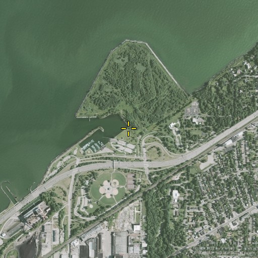 Aerial/Satellite Image of Doan Brook, OH