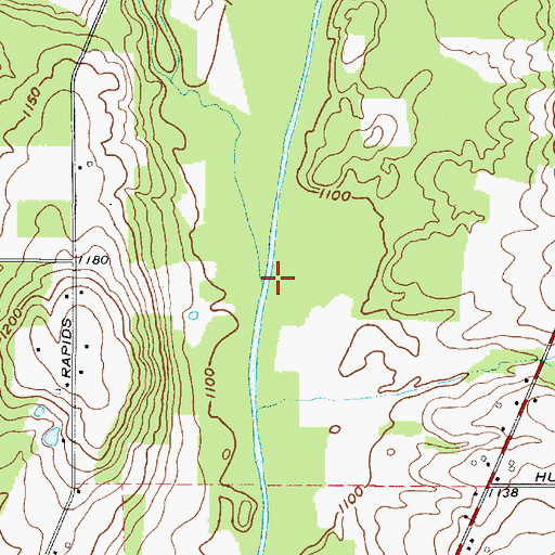 Topographic Map of East Branch Cuyahoga River, OH