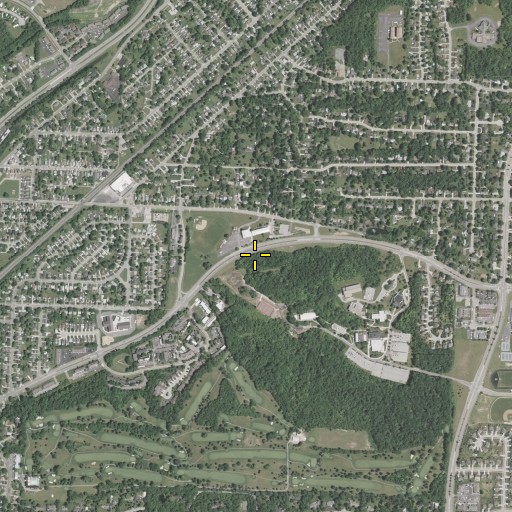 Aerial/Satellite Image of Fenwick High School, OH