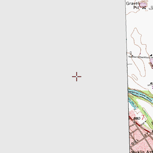 Topographic Map of Forest Hill Cemetery, OH