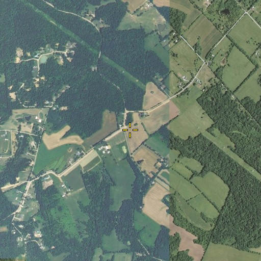 Aerial/Satellite Image of Fruit Ridge, OH