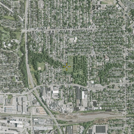 Aerial/Satellite Image of Lansing Jewish Cemetery, OH