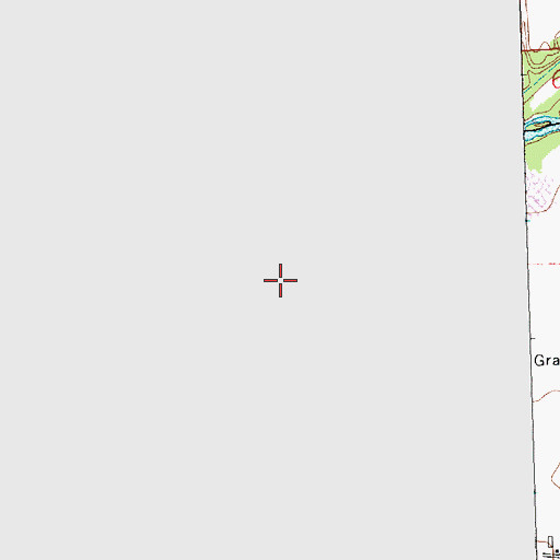 Topographic Map of Johnston Cemetery, OH