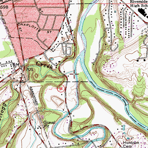 Topographic Map of Kellogg Creek, OH