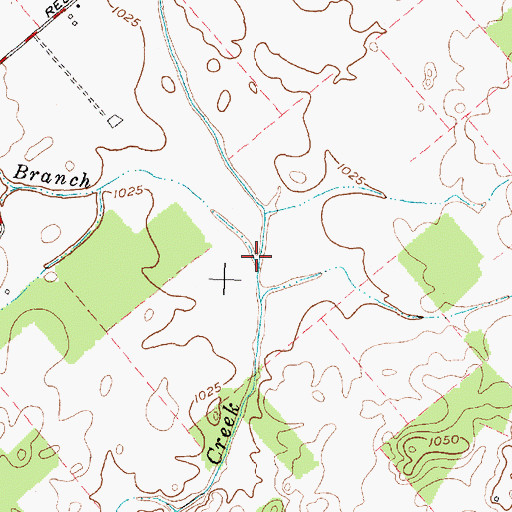 Topographic Map of Lees Creek Branch, OH