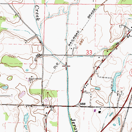 Topographic Map of Leidigh Mill Creek, OH