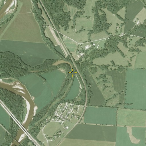 Aerial/Satellite Image of Lick Run, OH
