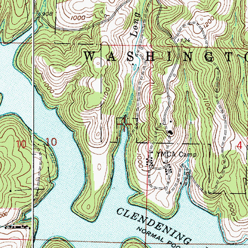 Topographic Map of Long Run, OH