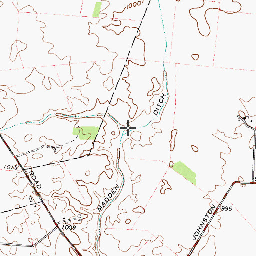 Topographic Map of Madison Ditch, OH