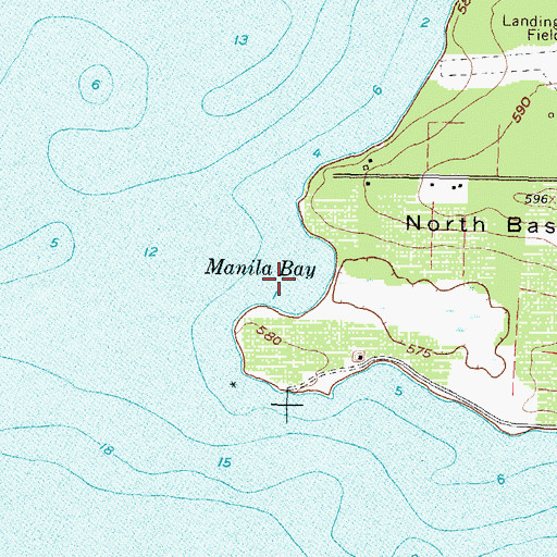 Topographic Map of Manila Bay, OH
