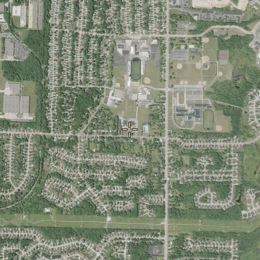 Aerial/Satellite Image of Middle School, OH