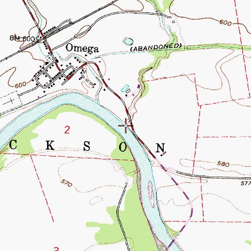 Topographic Map of Moore Run, OH