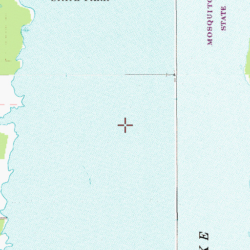 Topographic Map of Mosquito Creek Lake, OH