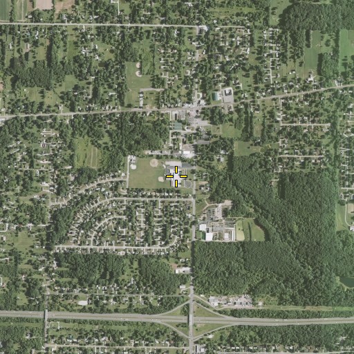 Aerial/Satellite Image of Norton Middle / Intermediate School, OH