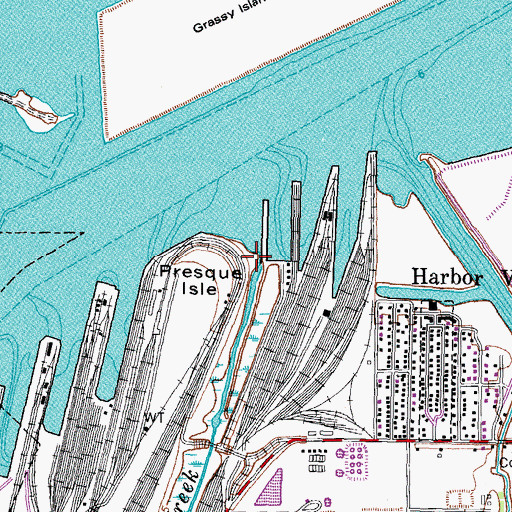 Topographic Map of Otter Creek, OH