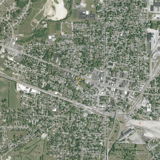 Aerial/Satellite Image of Pike School, OH