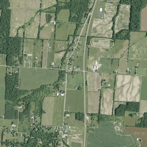 Aerial/Satellite Image of Saint Peters United Church of Christ, OH