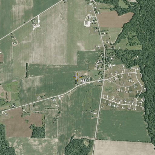 Aerial/Satellite Image of Saint Alphonse School, OH