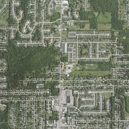 Aerial/Satellite Image of Saint Ambrose School, OH