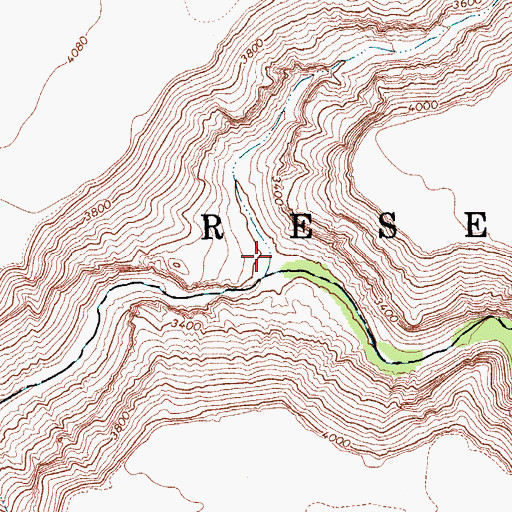 Topographic Map of Rocky Gulch, AZ