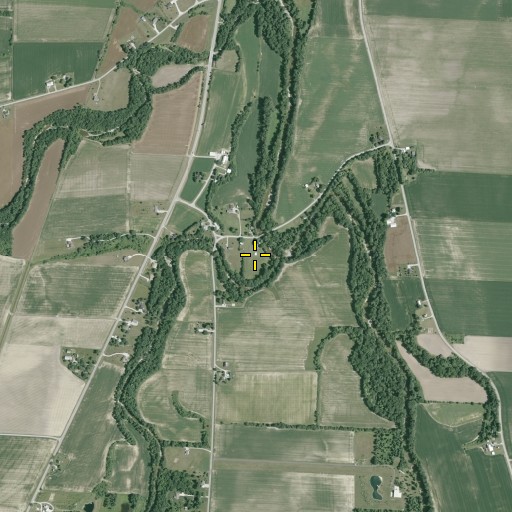 Aerial/Satellite Image of Slate Run, OH