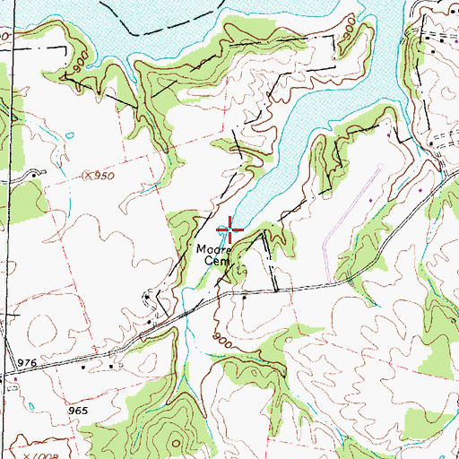 Topographic Map of Smith Branch, OH