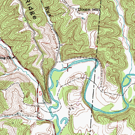 Topographic Map of Speed Run, OH