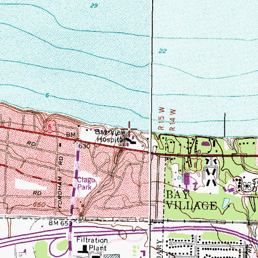 Topographic Map of Sperry Creek, OH