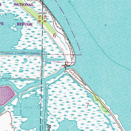 Topographic Map of Toussaint River, OH