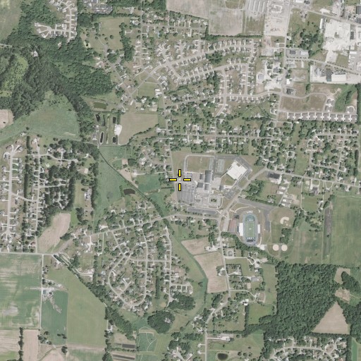 Aerial/Satellite Image of Walnut Grove School, OH
