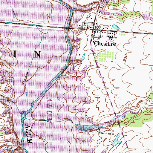 Topographic Map of Williams Lake, OH