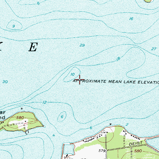 Topographic Map of Sugar Reef, OH