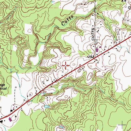 Topographic Map of East Bass Lake, OH