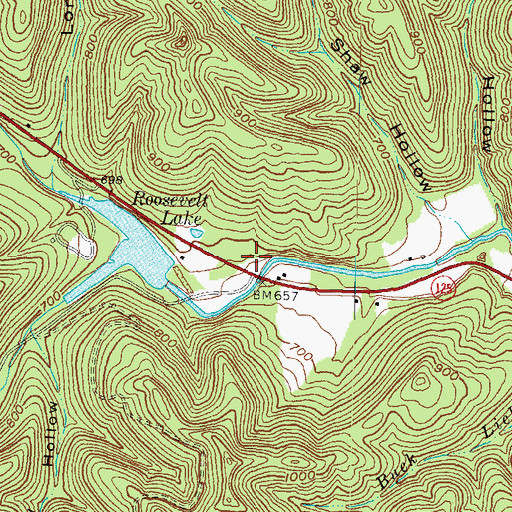 Topographic Map of Union School (historical), OH